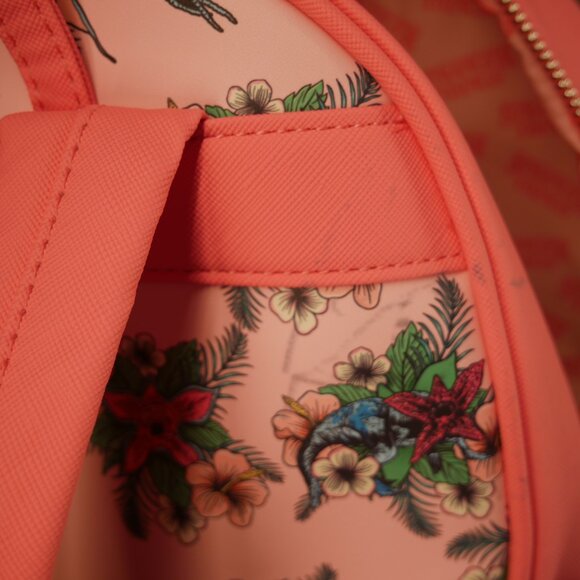 Loungefly Stranger‎ Things Floral Mini Backpack Pink Netflix